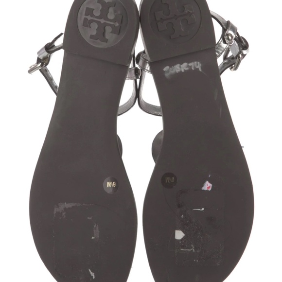 Tory Burch Silver Heart Sandals 6.5 - Picture 5 of 5